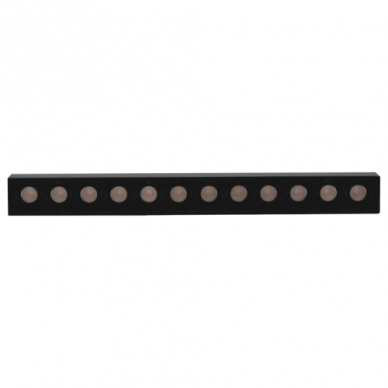Magnetinės LED sistemos juodas akcentinis šviestuvas "TAMPA" 12W (fiksuotas) 2 Magnetinės LED sistemos juodas akcentinis šviestuvas "TAMPA" 12W (fiksuotas) 2