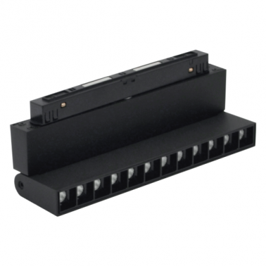 Magnetinės LED sistemos juodas akcentinis šviestuvas "TAMPA" 12W (reguliuojamas) 3