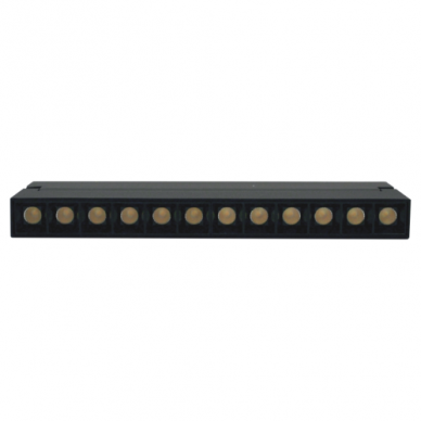 Magnetinės LED sistemos juodas akcentinis šviestuvas "TAMPA" 12W (reguliuojamas) 5