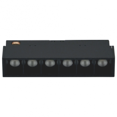 Magnetinės LED sistemos juodas akcentinis šviestuvas "TAMPA" 6W (fiksuotas)