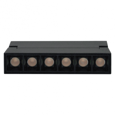 Magnetinės LED sistemos juodas akcentinis šviestuvas "TAMPA" 6W (reguliuojamas) 2