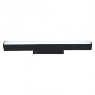Magnetinės LED sistemos juodas linijinis šviestuvas "TAMPA" 12W 4