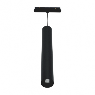 Magnetinės LED sistemos juodas pailgas akcentinis šviestuvas "TAMPA" 7W 1