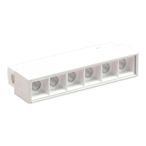 Magnetinės LED sistemos baltas akcentinis šviestuvas "TAMPA" 6W (fiksuotas) 1 Magnetinės LED sistemos baltas akcentinis šviestuvas "TAMPA" 6W (fiksuotas) 1