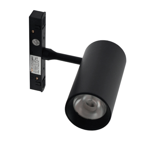 Magnetinės LED sistemos juodas akcentinis šviestuvas "TAMPA" 12W 7