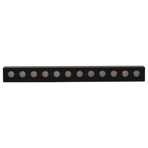 Magnetinės LED sistemos juodas akcentinis šviestuvas "TAMPA" 12W (fiksuotas) 2 Magnetinės LED sistemos juodas akcentinis šviestuvas "TAMPA" 12W (fiksuotas) 2