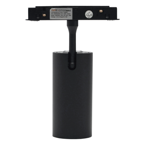 Magnetinės LED sistemos juodas akcentinis šviestuvas "TAMPA" 12W 2