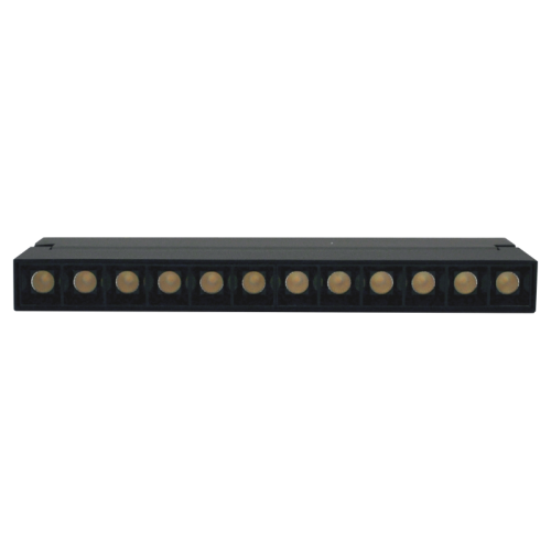 Magnetinės LED sistemos juodas akcentinis šviestuvas "TAMPA" 12W (reguliuojamas) 5