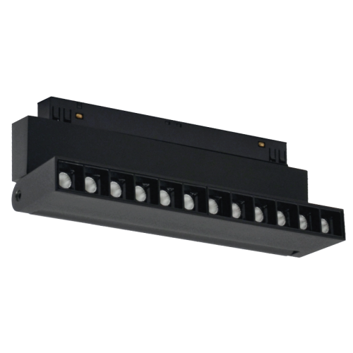Magnetinės LED sistemos juodas akcentinis šviestuvas "TAMPA" 12W (reguliuojamas) 2