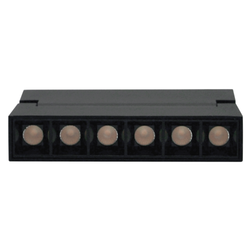 Magnetinės LED sistemos juodas akcentinis šviestuvas "TAMPA" 6W (reguliuojamas) 2