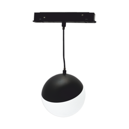 Magnetinės LED sistemos juodas apvalus akcentinis šviestuvas "TAMPA" 7W Magnetinės LED sistemos juodas apvalus akcentinis šviestuvas "TAMPA" 7W