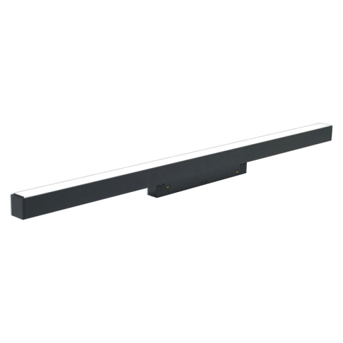 Magnetinės LED sistemos juodas linijinis šviestuvas "TAMPA" 18W 2