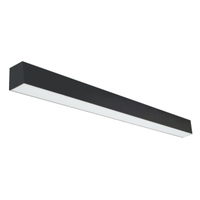 Linear black LED luminaire "LIMAN" 40W