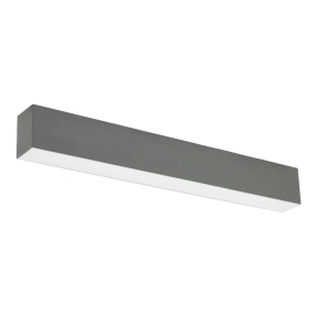 Linear grey LED luminaire "LIMAN" 20W