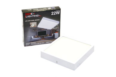 Kwadratowy natynkowy panel LED „MODENA” 22W-4000K 6 Kwadratowy natynkowy panel LED „MODENA” 22W-4000K 6