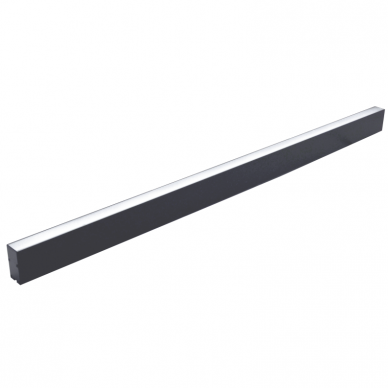 Iekarināms lineārs LED melns gaismeklis "LOTA" 40W 1