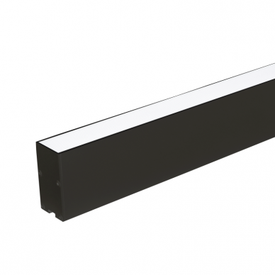 Linear black LED luminaire "LOTA" 40W 6