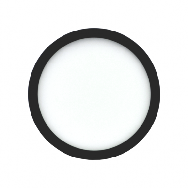 Surface round black LED panel "MODENA" 16W 2