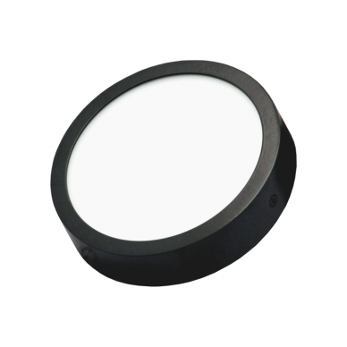 Virsapmetuma apalš melns LED panelis "MODENA" 16W-3000K 3