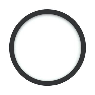 Surface round black LED panel "MODENA" 22W 2