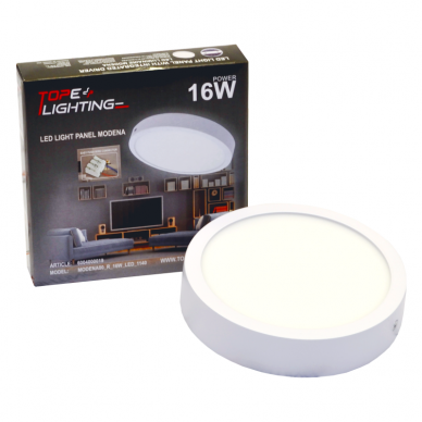 Surface round LED panel "MODENA" 16W-3000K 6