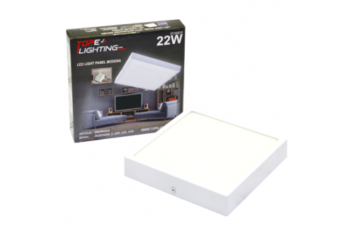 Kwadratowy natynkowy panel LED „MODENA” 22W-4000K 6 Kwadratowy natynkowy panel LED „MODENA” 22W-4000K 6