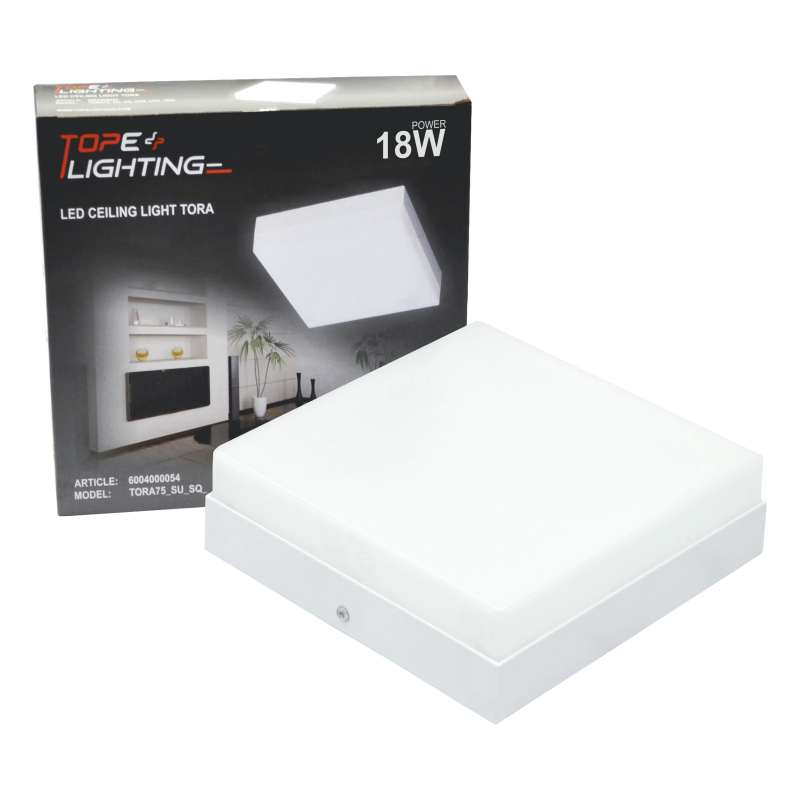 Virsapmetuma kvadrāts LED panelis "TORA" 18W 6 Virsapmetuma kvadrāts LED panelis "TORA" 18W 6