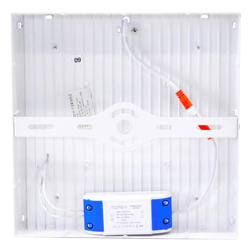 Paviršinis kvadratinis LED šviestuvas "TORA" 24W 5 Paviršinis kvadratinis LED šviestuvas "TORA" 24W 5