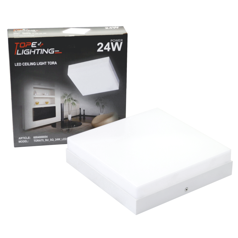 Surface square LED panel "TORA" 24W 6 Surface square LED panel "TORA" 24W 6