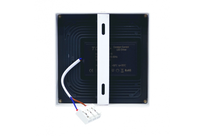 Kwadratowy natynkowy panel LED „MODENA” 16W-4000K 4 Kwadratowy natynkowy panel LED „MODENA” 16W-4000K 4