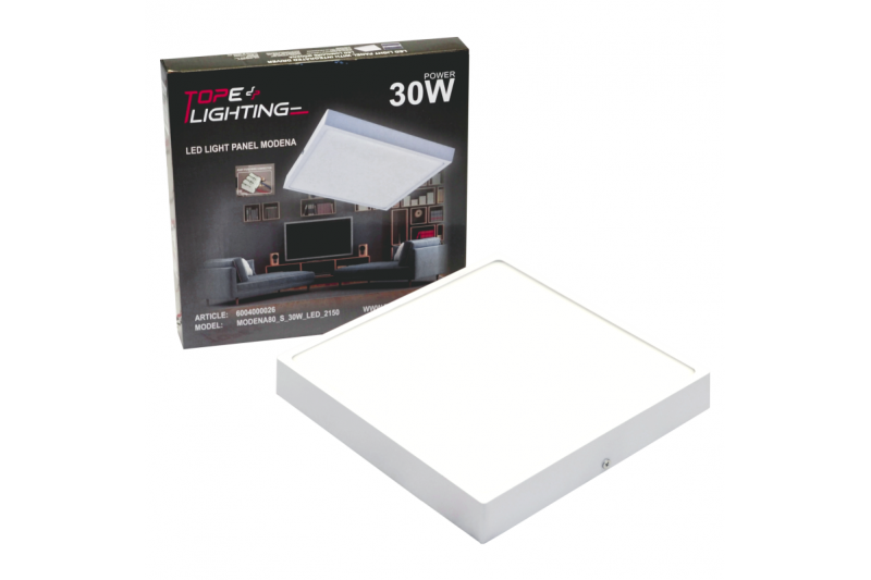 wadratowy natynkowy panel LED „MODENA” 30W-4000K 6 wadratowy natynkowy panel LED „MODENA” 30W-4000K 6