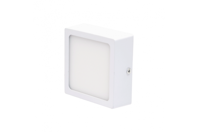 Kwadratowy natynkowy panel LED „MODENA” 8W-4000K 1 Kwadratowy natynkowy panel LED „MODENA” 8W-4000K 1