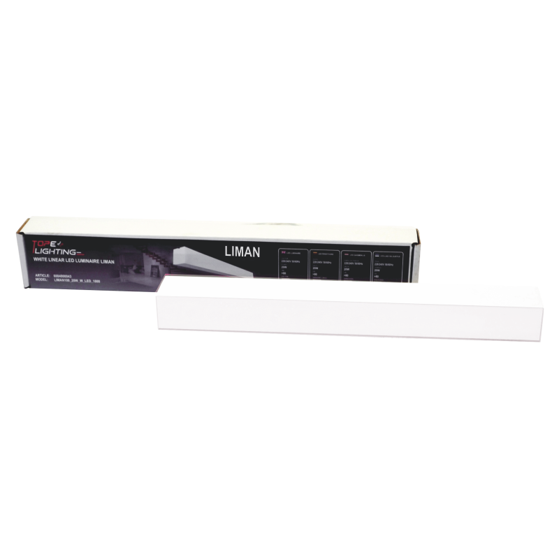 Iekarināms lineārs LED balts gaismeklis "LIMAN" 20W 6 Iekarināms lineārs LED balts gaismeklis "LIMAN" 20W 6