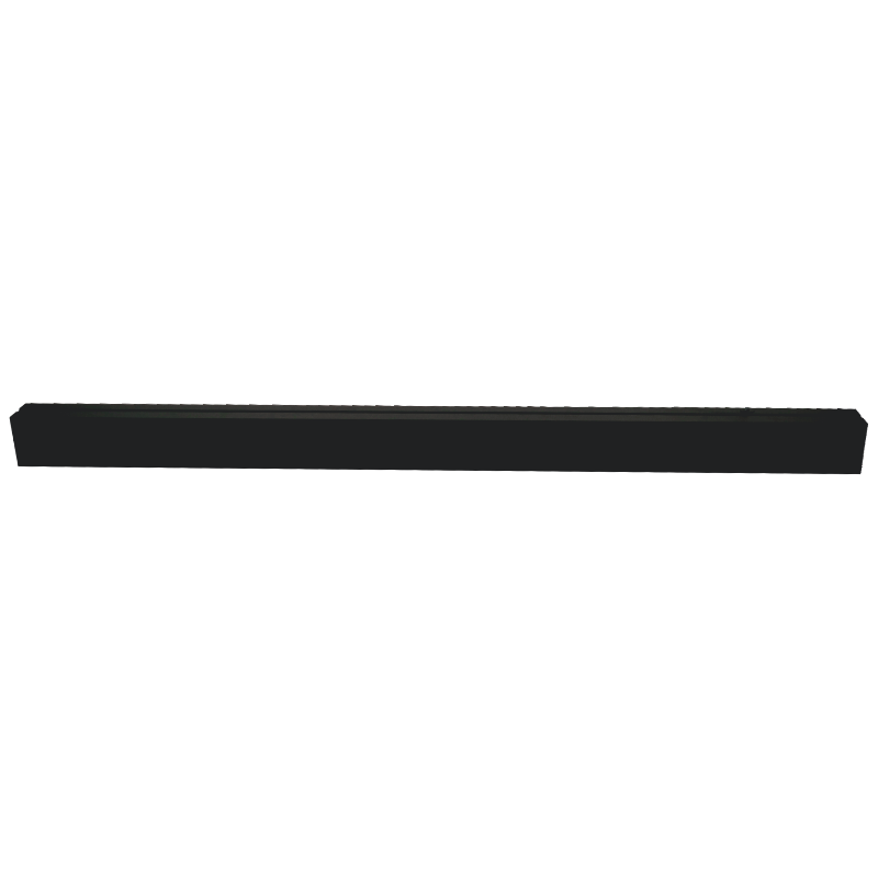 Rippuvad piklik must LED-valgusti "LIMAN" 40W 5
