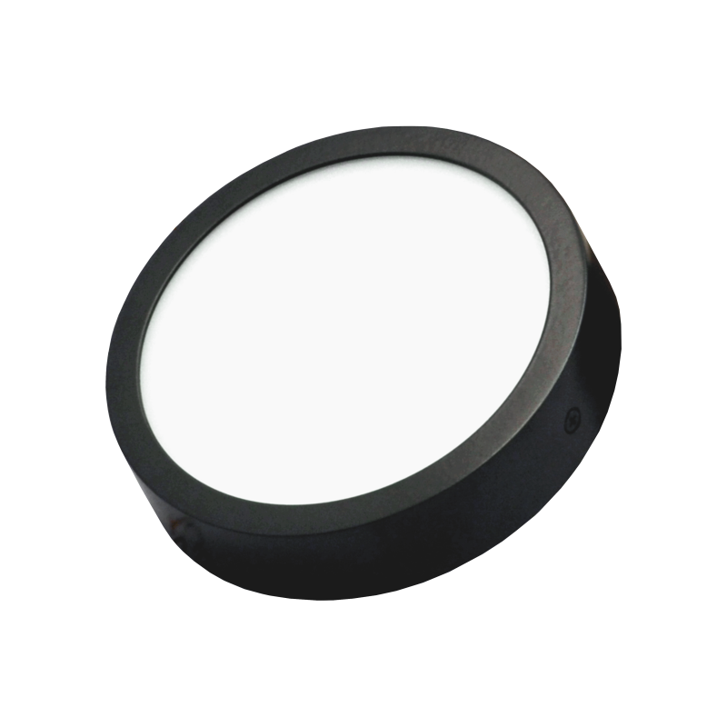 Surface round black LED panel "MODENA" 16W-3000K 3