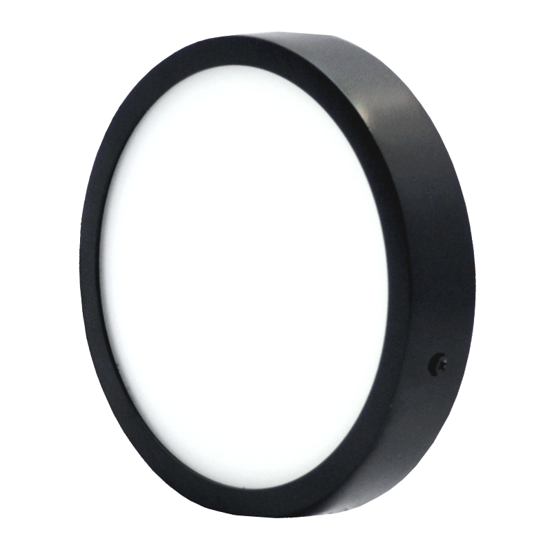 Paviršinis apvalus juodas LED šviestuvas "MODENA" 22W-3000K 1 Paviršinis apvalus juodas LED šviestuvas "MODENA" 22W-3000K 1