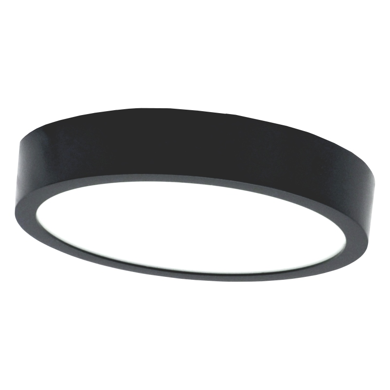 Paviršinis apvalus juodas LED šviestuvas "MODENA" 22W-3000K Paviršinis apvalus juodas LED šviestuvas "MODENA" 22W-3000K