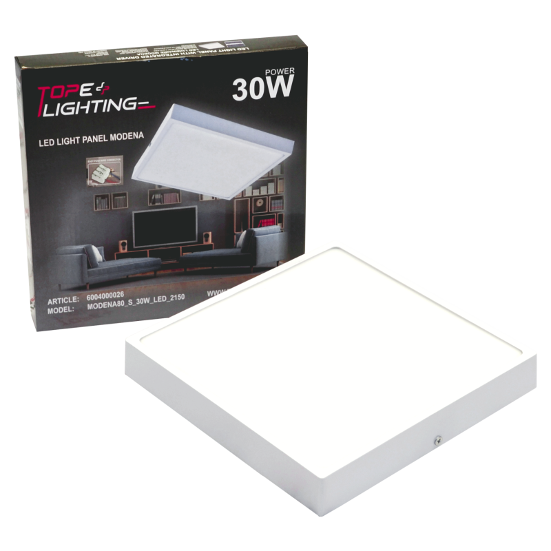 Surface square LED panel "MODENA" 30W-4000K 6 Surface square LED panel "MODENA" 30W-4000K 6