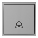 Grey doorbell switch "BORA" (without frame) Grey doorbell switch "BORA" (without frame)