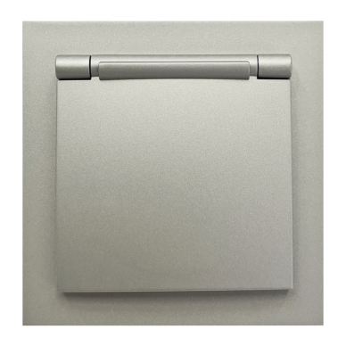 Hall pistikupesa kaanega IP44 "BORA" (maandusega, raamita) Hall pistikupesa kaanega IP44 "BORA" (maandusega, raamita)