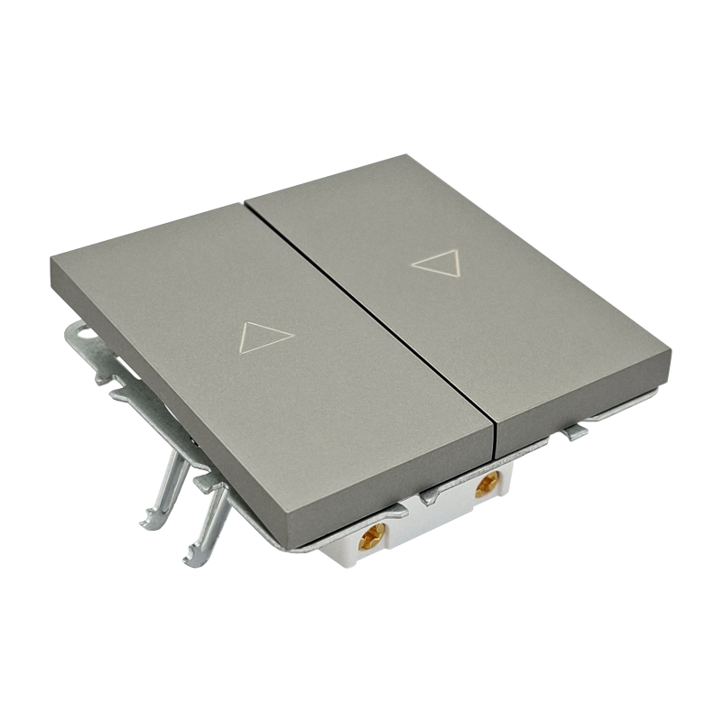 Grey blinds switch "BORA" (without frame) 1