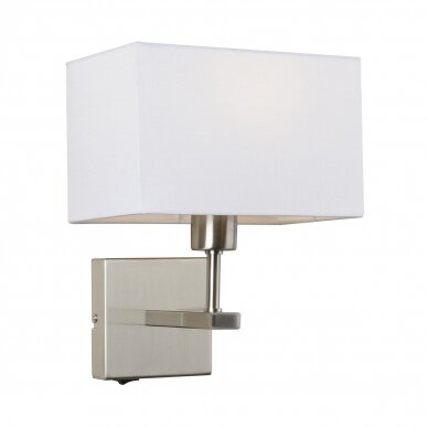 Sieninis baltas šviestuvas "NORTE" 60W