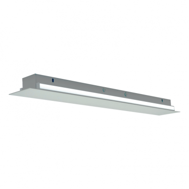 Linear gray LED luminaire "TAMNA" 24W, 1200mm 2 Linear gray LED luminaire "TAMNA" 24W, 1200mm 2