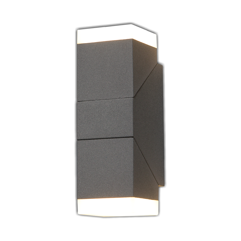 Wall mounted outdoor LED luminaire "SOMA" 2x6W Wall mounted outdoor LED luminaire "SOMA" 2x6W