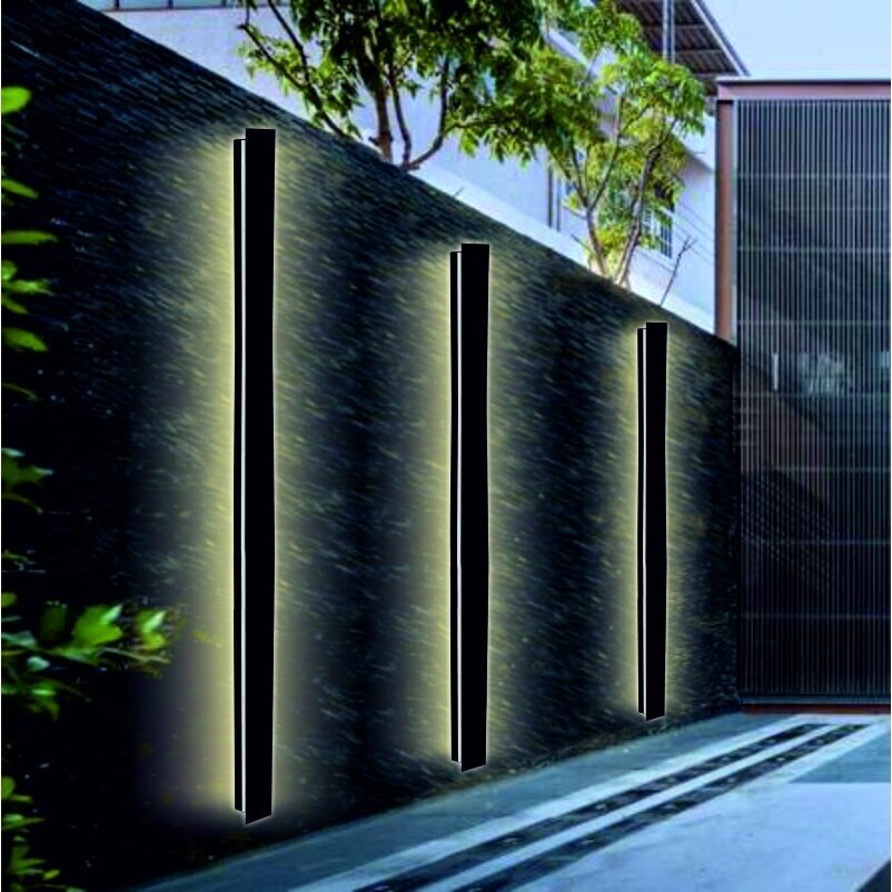 Linear black LED luminaire "TAMNA" 40W, 2000mm Linear black LED luminaire "TAMNA" 40W, 2000mm